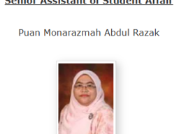 Senior Assistant of Student Affairs